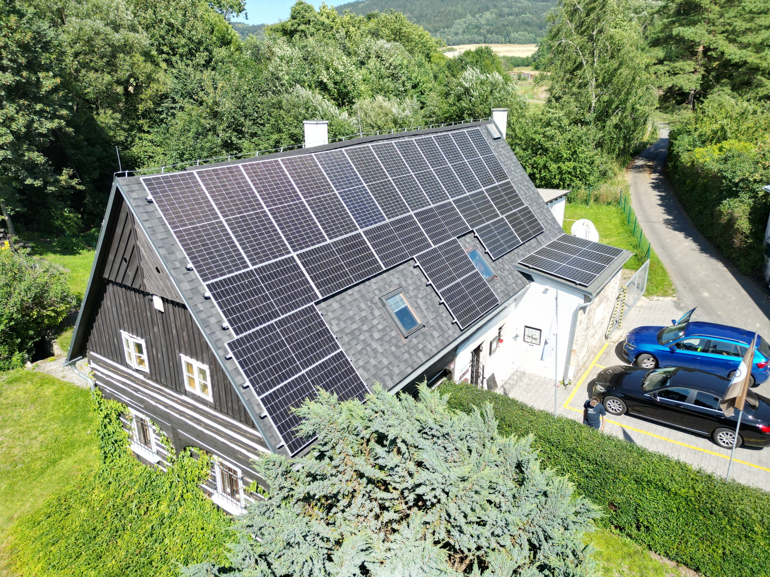 fotovoltaika sklon střechy